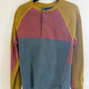 Patagonia R1 Air Henley Fleece Pullover Mens Small